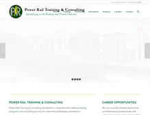Tablet Screenshot of powerrail.ca